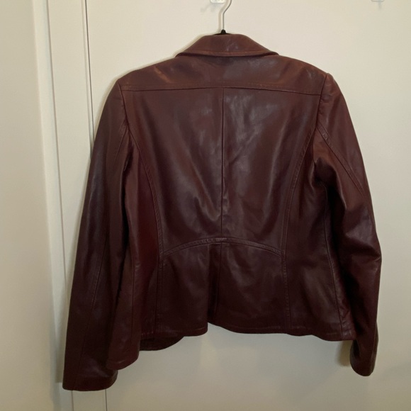 Danier Purple Leather Jacket - Picture 7 of 7